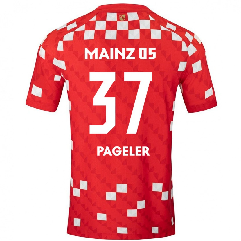 Danxen Kid Maja Pageler #37 White Red Home Jersey 2024/25 T-Shirt