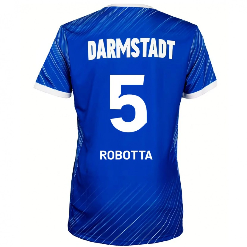 Danxen Kid Maurizio Robotta #5 Blue White Home Jersey 2024/25 T-Shirt