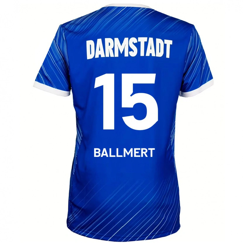 Danxen Kid Markus Ballmert #15 Blue White Home Jersey 2024/25 T-Shirt