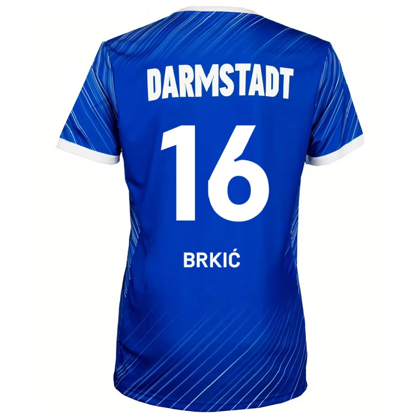 Danxen Kid Amar Brkić #16 Blue White Home Jersey 2024/25 T-Shirt