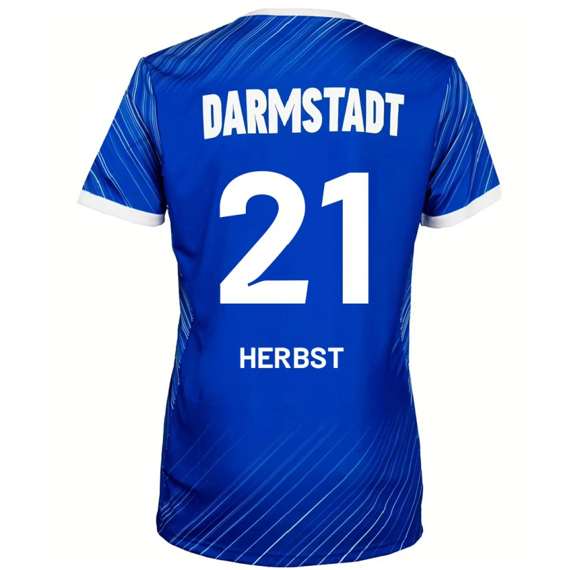 Danxen Kid Milian Herbst #21 Blue White Home Jersey 2024/25 T-Shirt