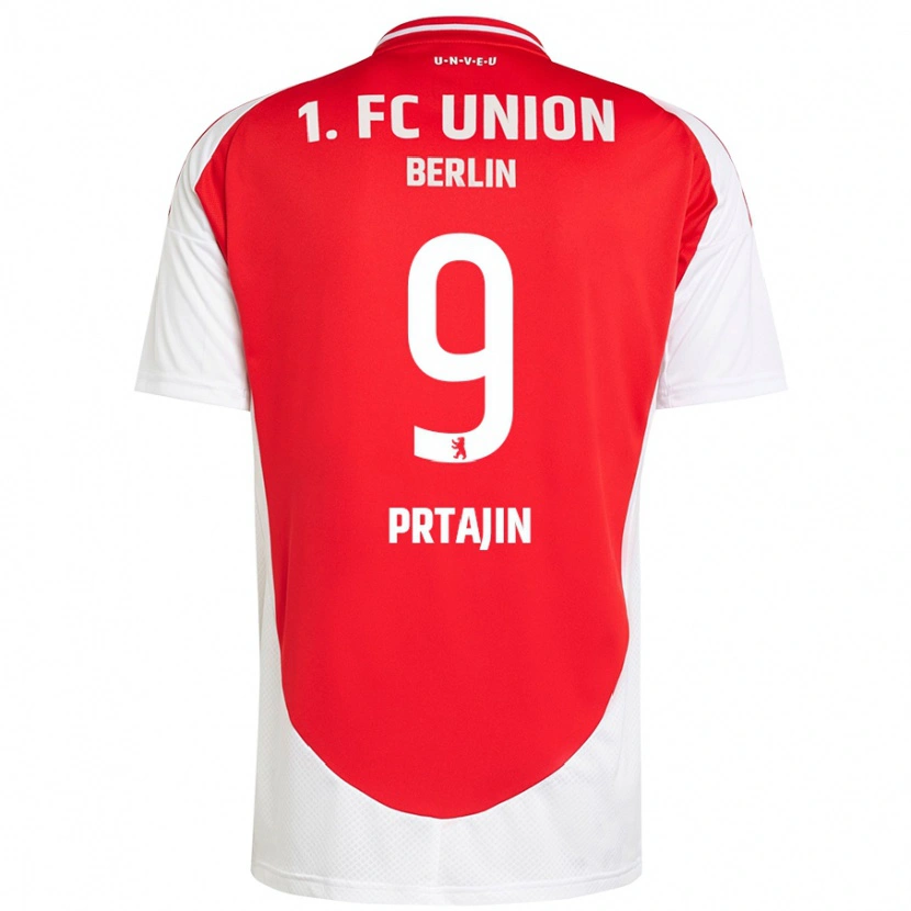 Danxen Kid Ivan Prtajin #9 Red White Home Jersey 2024/25 T-Shirt