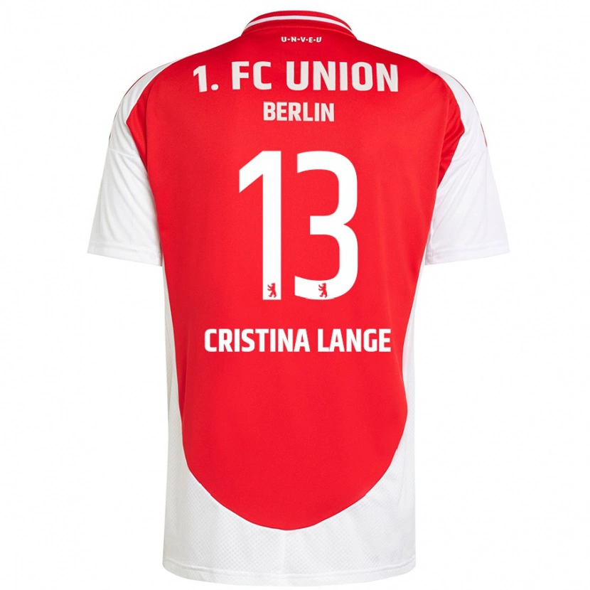 Danxen Kid Maria Cristina Lange #13 Red White Home Jersey 2024/25 T-Shirt