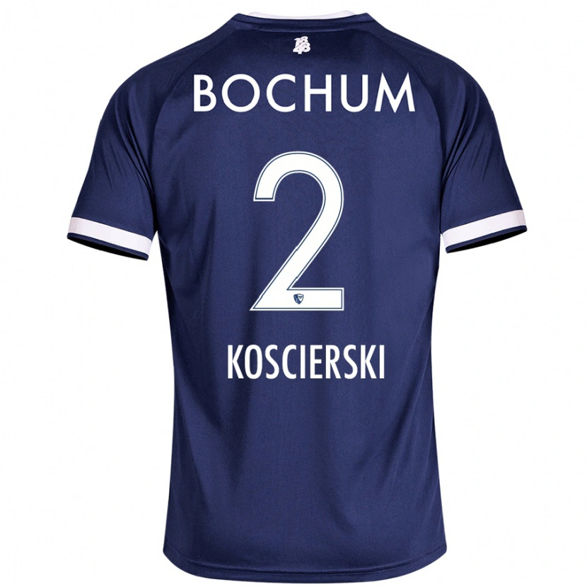 Danxen Kid Kacper Koscierski #2 Dark Blue Home Jersey 2024/25 T-Shirt