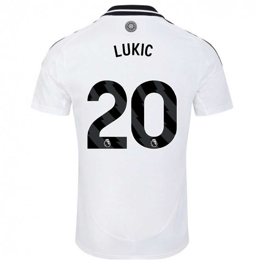 Danxen Kid Saša Lukić #20 White Home Jersey 2024/25 T-Shirt