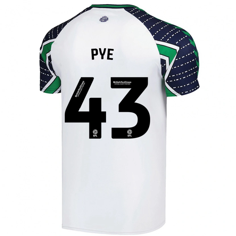 Danxen Kid Connor Pye #43 White Away Jersey 2024/25 T-Shirt