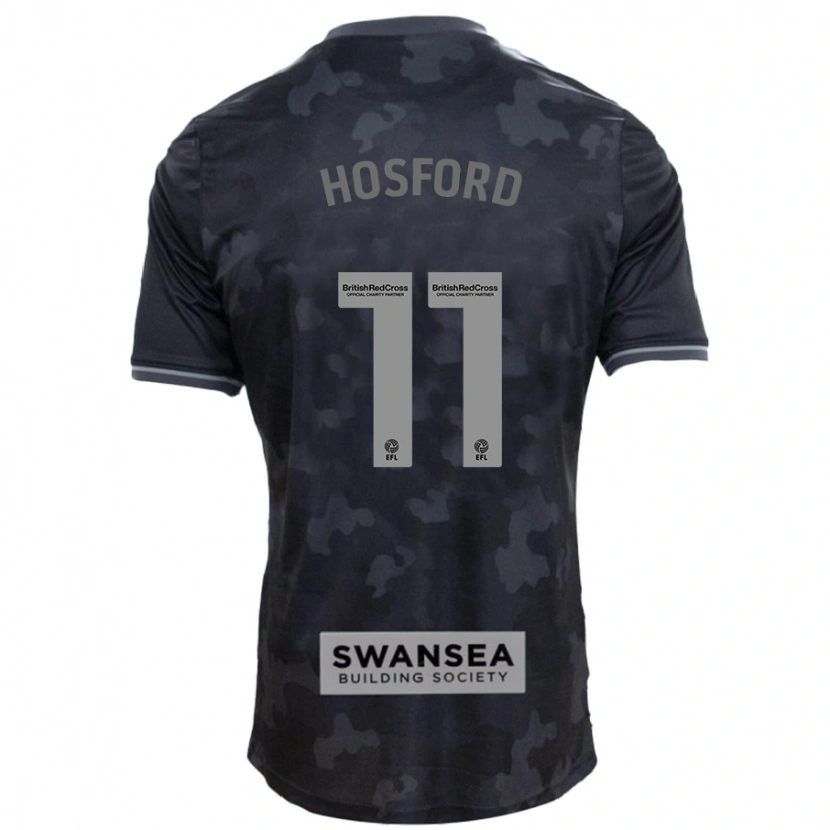 Danxen Kid Katy Hosford #11 Black Away Jersey 2024/25 T-Shirt