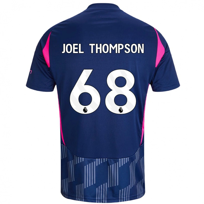 Danxen Kid Joel Thompson #68 Royal Blue Pink Away Jersey 2024/25 T-Shirt