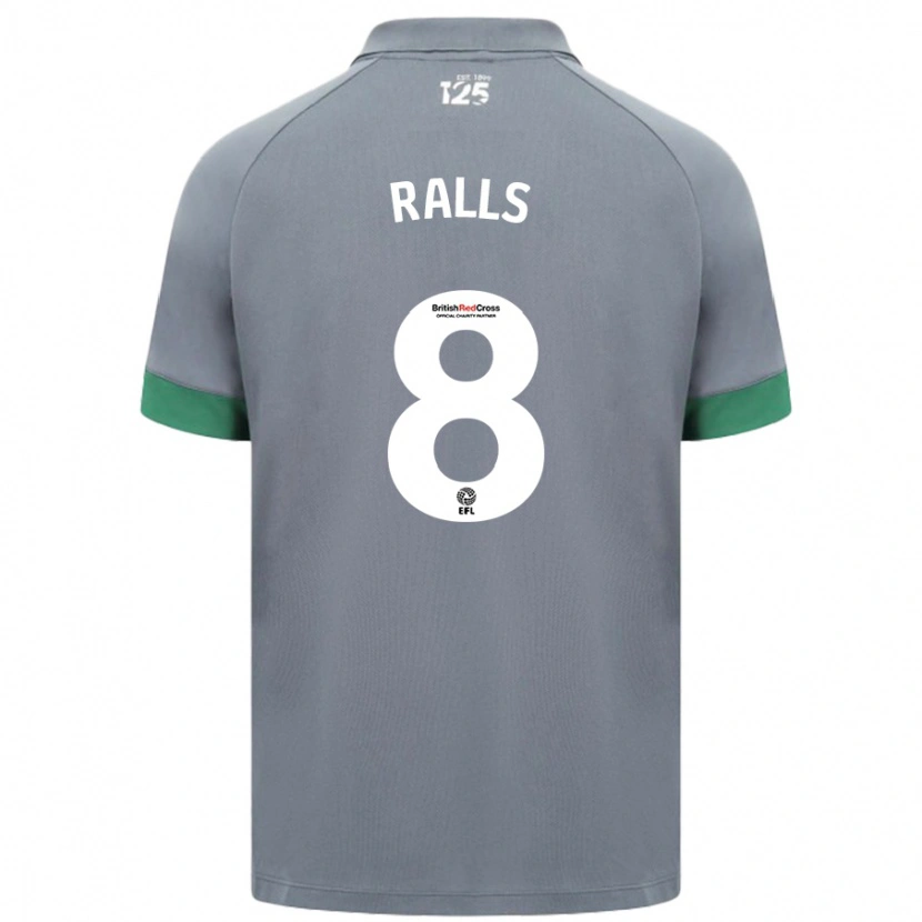 Danxen Kid Joe Ralls #8 Dark Gray Away Jersey 2024/25 T-Shirt