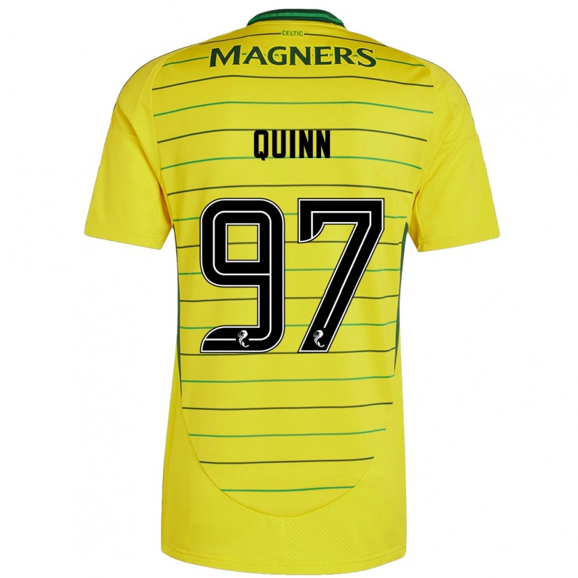 Danxen Kid Ben Quinn #97 Yellow Away Jersey 2024/25 T-Shirt