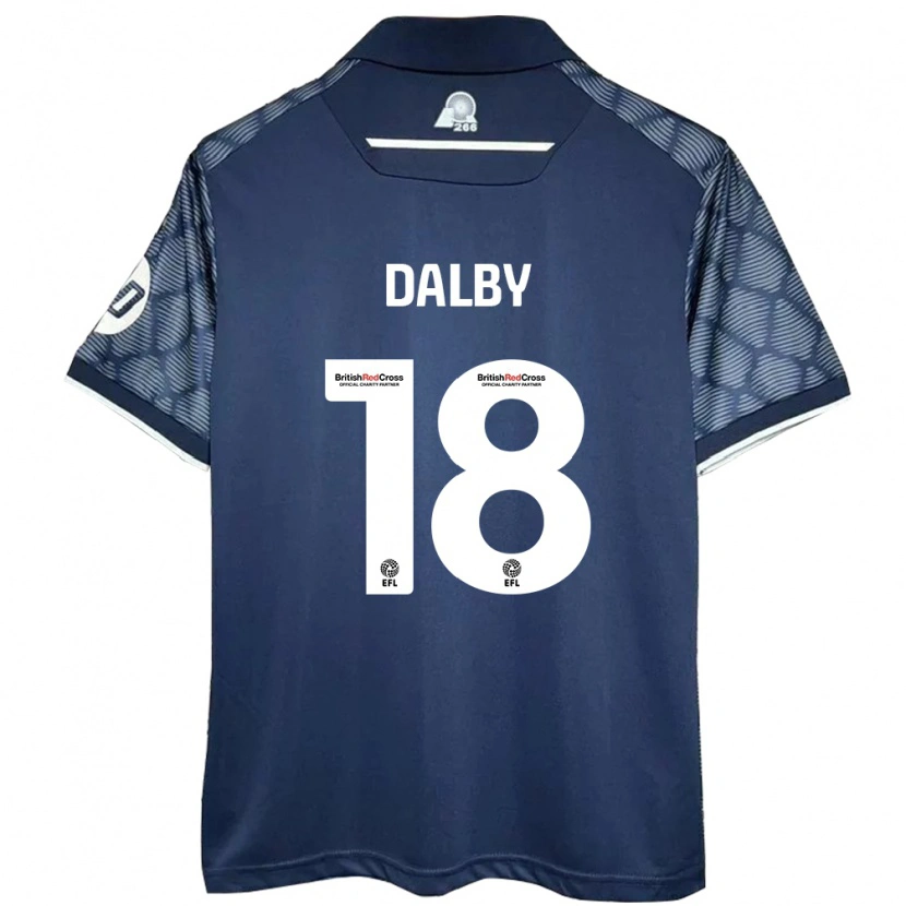 Danxen Kid Sam Dalby #18 Black Away Jersey 2024/25 T-Shirt