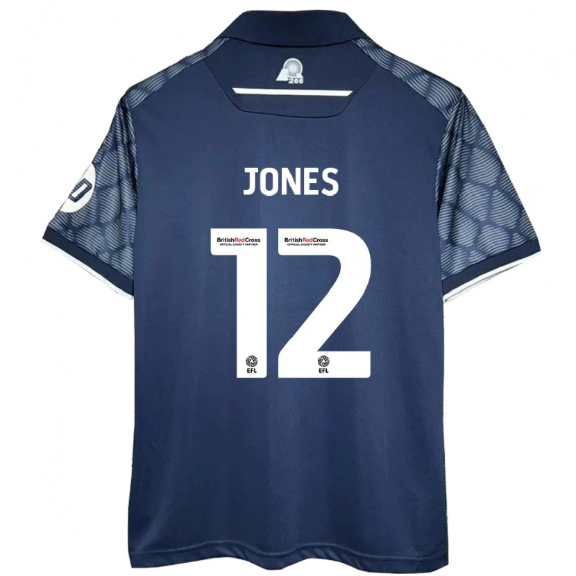 Danxen Kid Carra Jones #12 Black Away Jersey 2024/25 T-Shirt