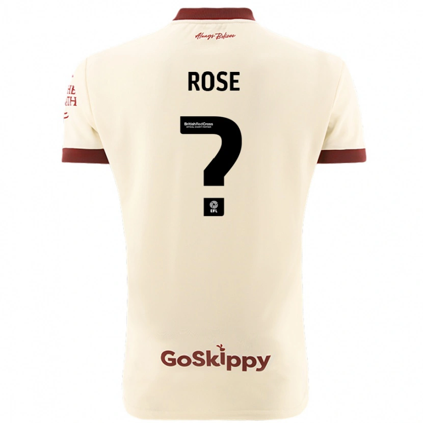 Danxen Kid Marley Rose #0 Cream White Away Jersey 2024/25 T-Shirt