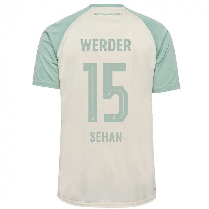 Danxen Kid Jasmin Sehan #15 Off-White Light Green Away Jersey 2024/25 T-Shirt