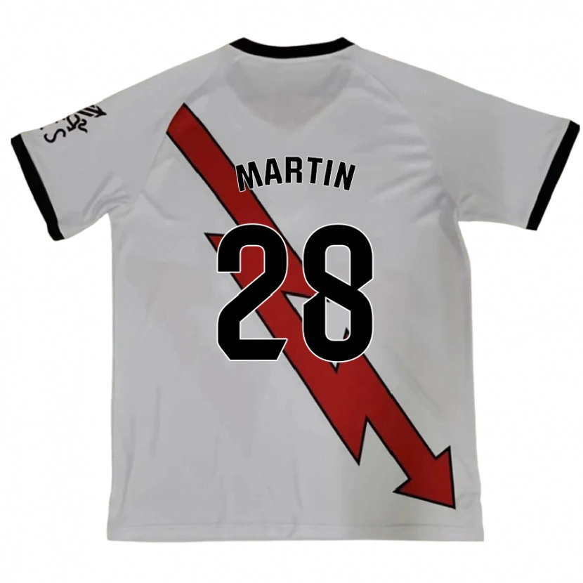 Danxen Kid Pablo Martín #28 Red Away Jersey 2024/25 T-Shirt