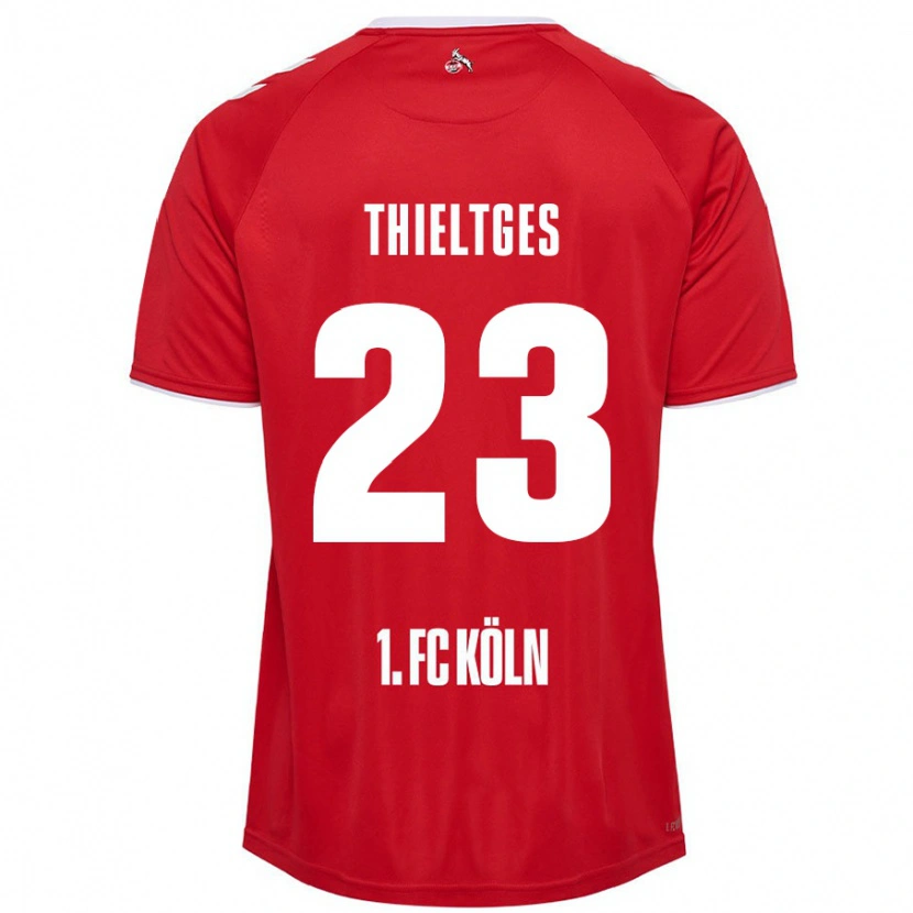 Danxen Kid Phil Thieltges #23 Red White Away Jersey 2024/25 T-Shirt