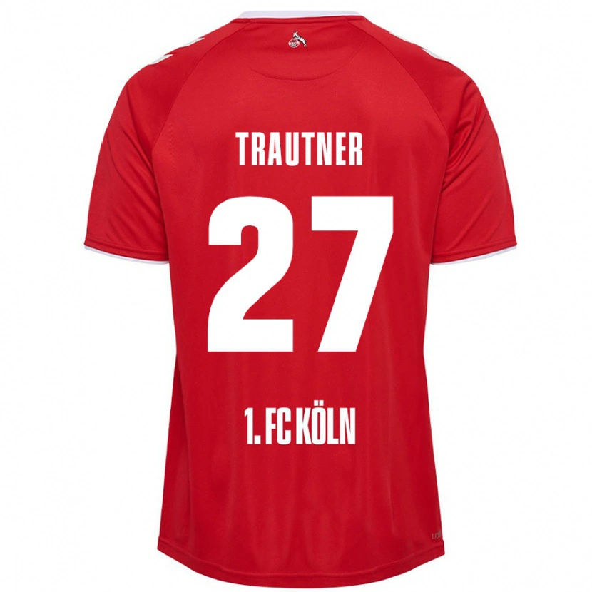 Danxen Kid Tobias Trautner #27 Red White Away Jersey 2024/25 T-Shirt