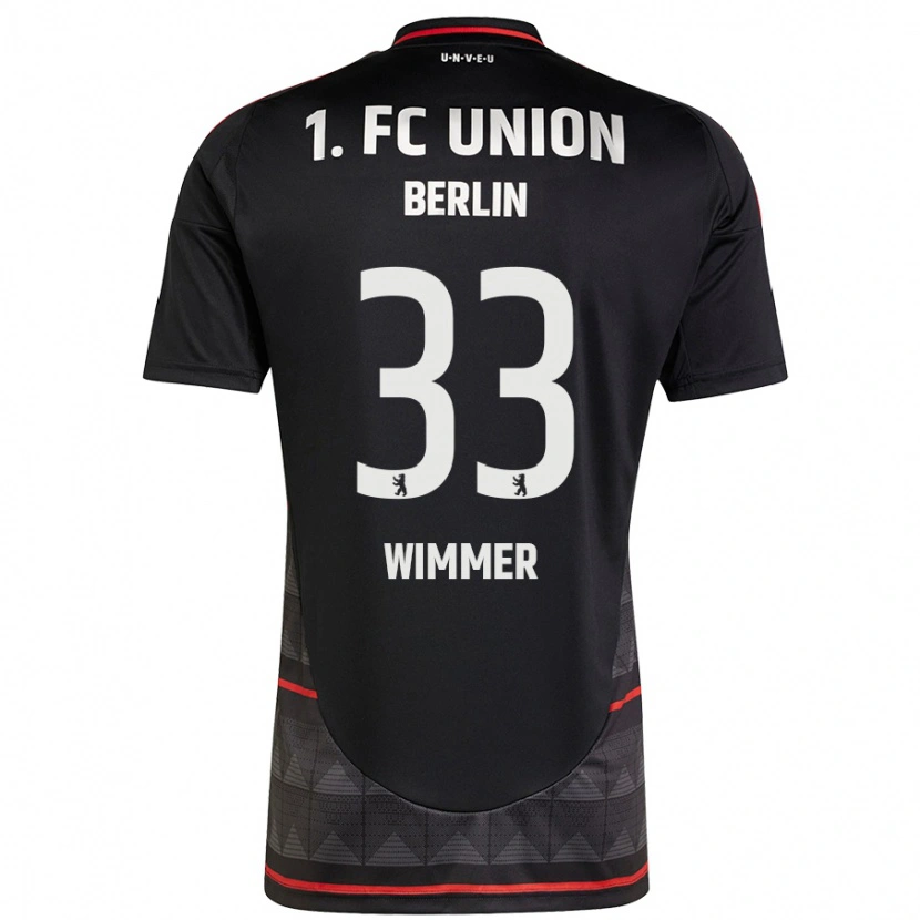 Danxen Kid Pauline Wimmer #33 Black Away Jersey 2024/25 T-Shirt