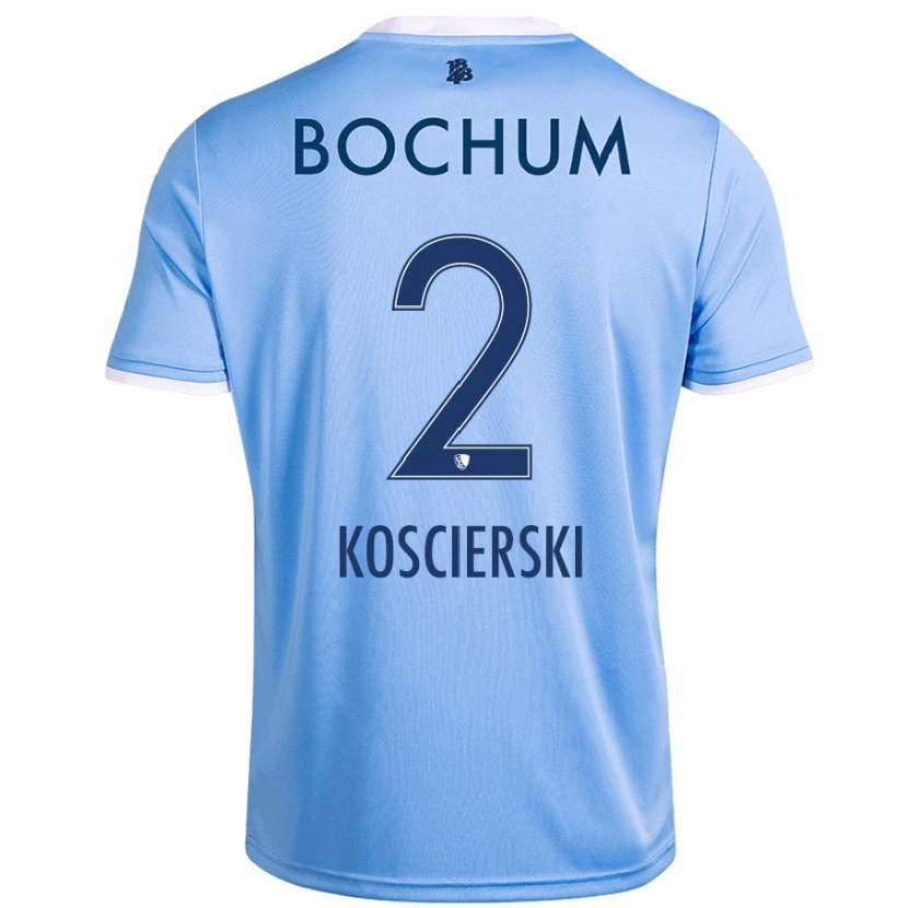 Danxen Kid Kacper Koscierski #2 Sky Blue Away Jersey 2024/25 T-Shirt
