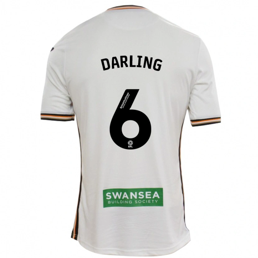 Danxen Men Harry Darling #6 White Home Jersey 2024/25 T-Shirt