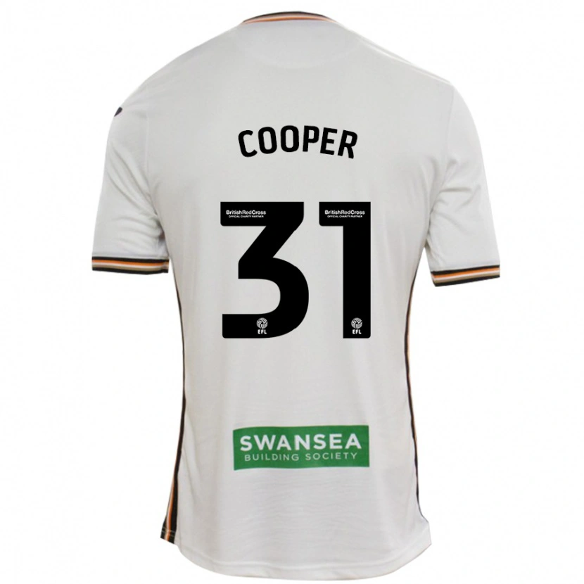 Danxen Men Oliver Cooper #31 White Home Jersey 2024/25 T-Shirt
