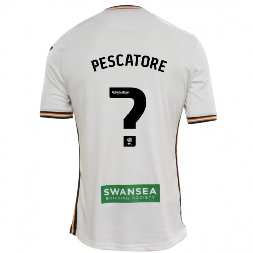 Danxen Men Josh Pescatore #0 White Home Jersey 2024/25 T-Shirt