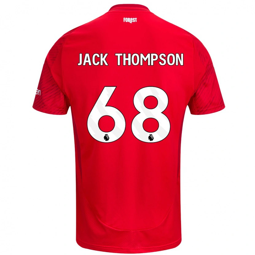 Danxen Men Jack Thompson #68 Red White Home Jersey 2024/25 T-Shirt