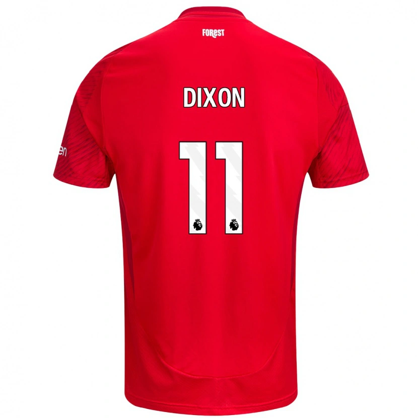 Danxen Men Chloe Dixon #11 Red White Home Jersey 2024/25 T-Shirt