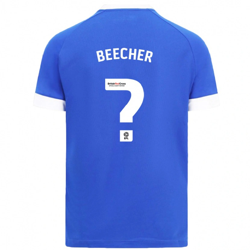 Danxen Men Josh Beecher #0 Sky Blue Home Jersey 2024/25 T-Shirt