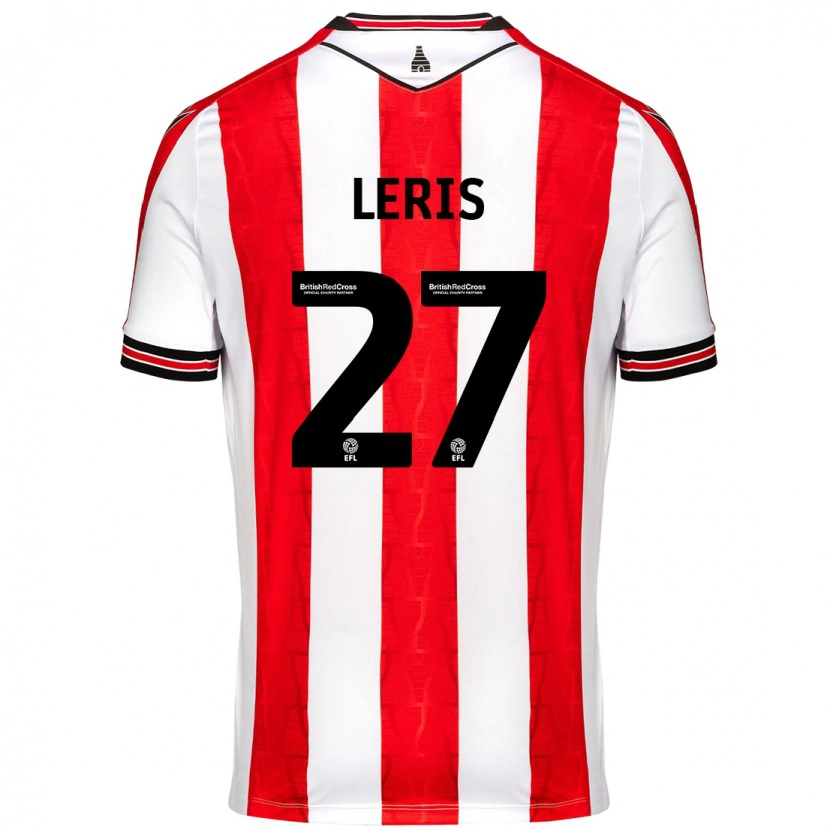 Danxen Men Mehdi Léris #27 Red White Home Jersey 2024/25 T-Shirt