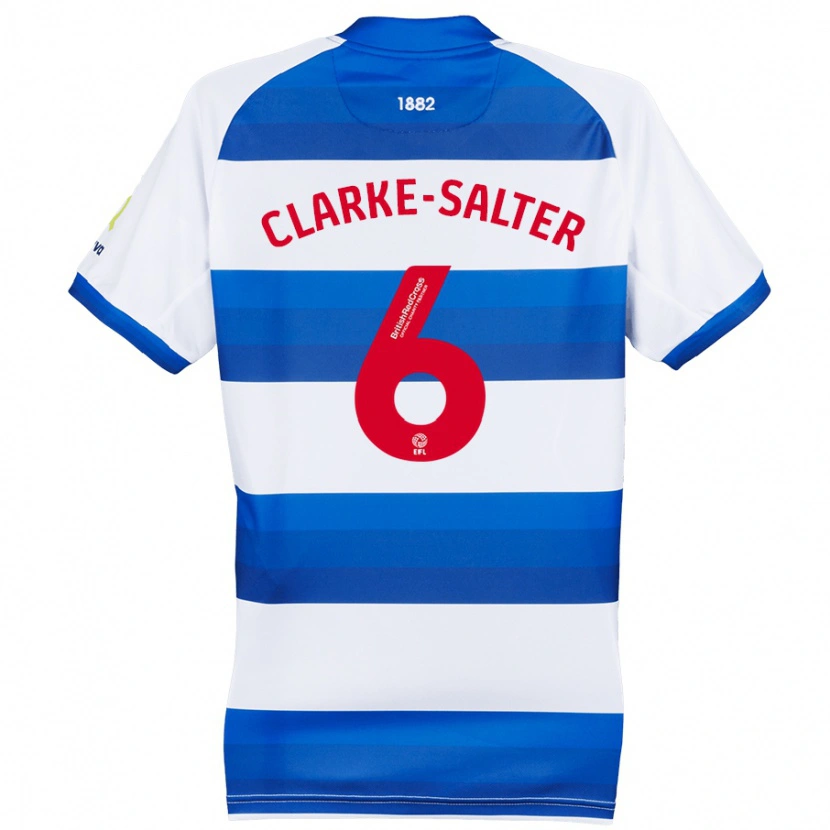 Danxen Men Jake Clarke-Salter #6 White Blue Home Jersey 2024/25 T-Shirt