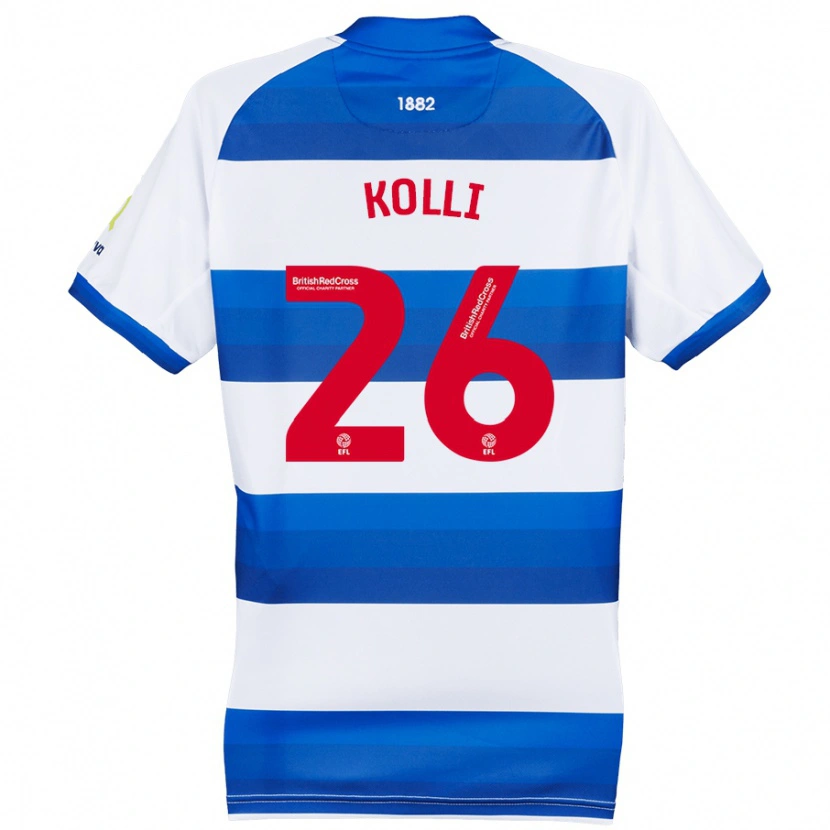 Danxen Men Rayan Kolli #26 White Blue Home Jersey 2024/25 T-Shirt