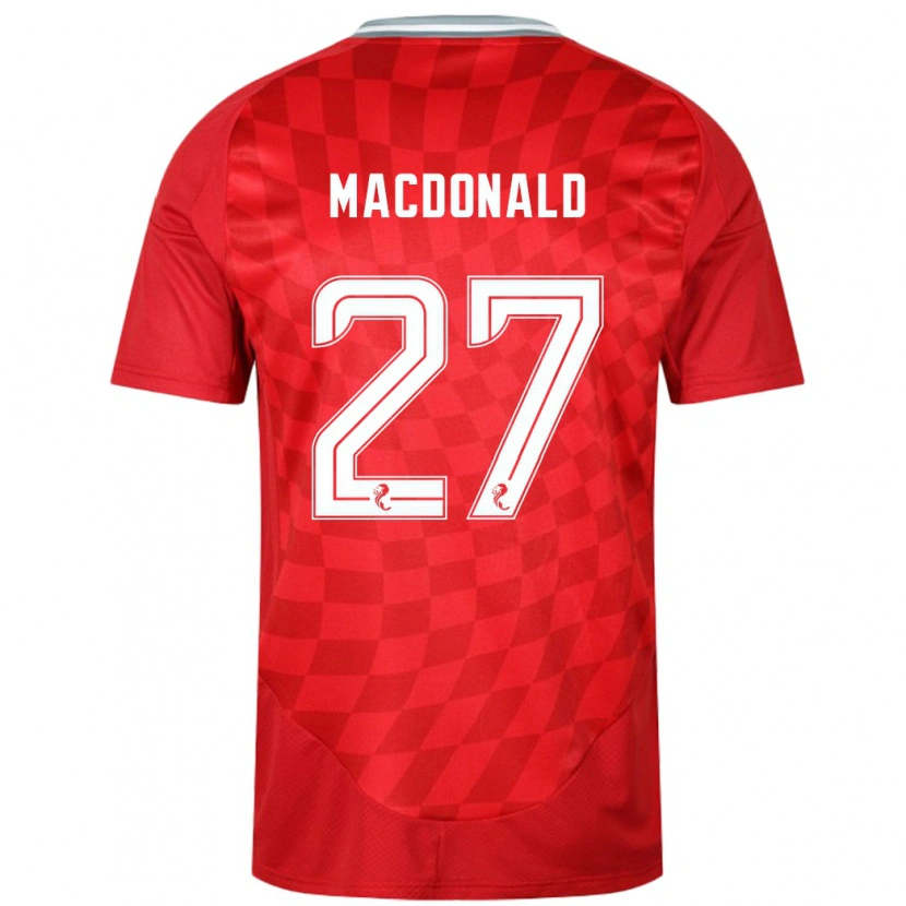 Danxen Men Angus Macdonald #27 Red Home Jersey 2024/25 T-Shirt