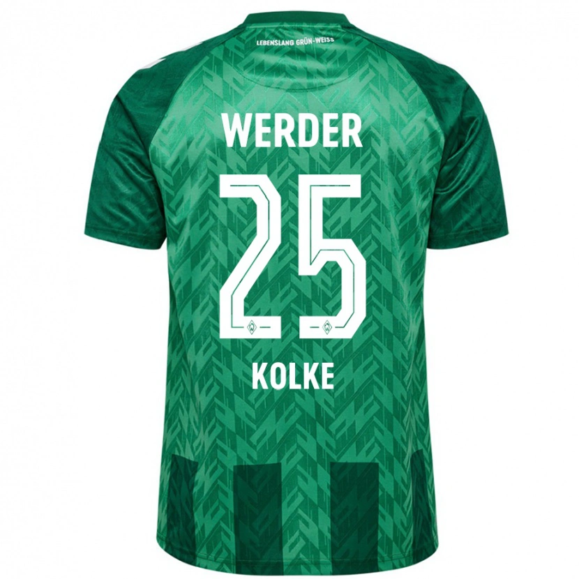 Danxen Men Markus Kolke #25 Green Home Jersey 2024/25 T-Shirt