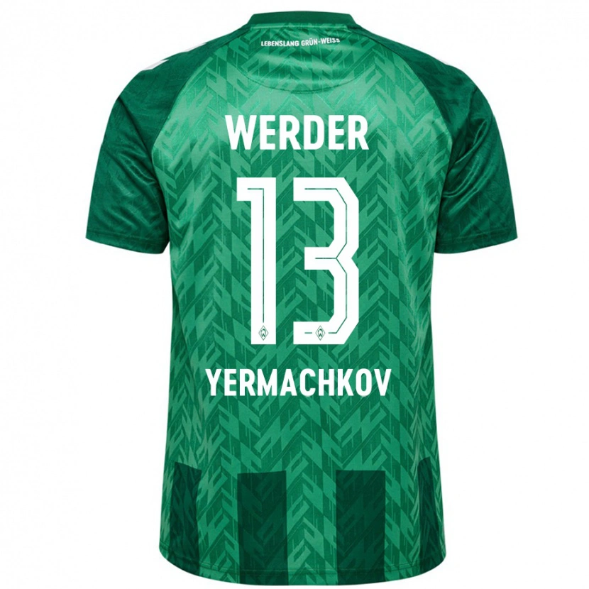 Danxen Men Ivan Yermachkov #13 Green Home Jersey 2024/25 T-Shirt