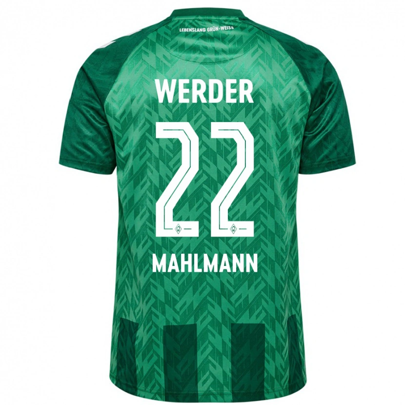 Danxen Men Justus Mahlmann #22 Green Home Jersey 2024/25 T-Shirt