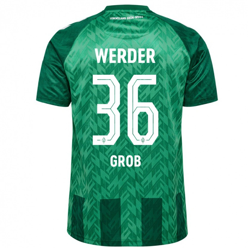 Danxen Men Christian Groß #36 Green Home Jersey 2024/25 T-Shirt