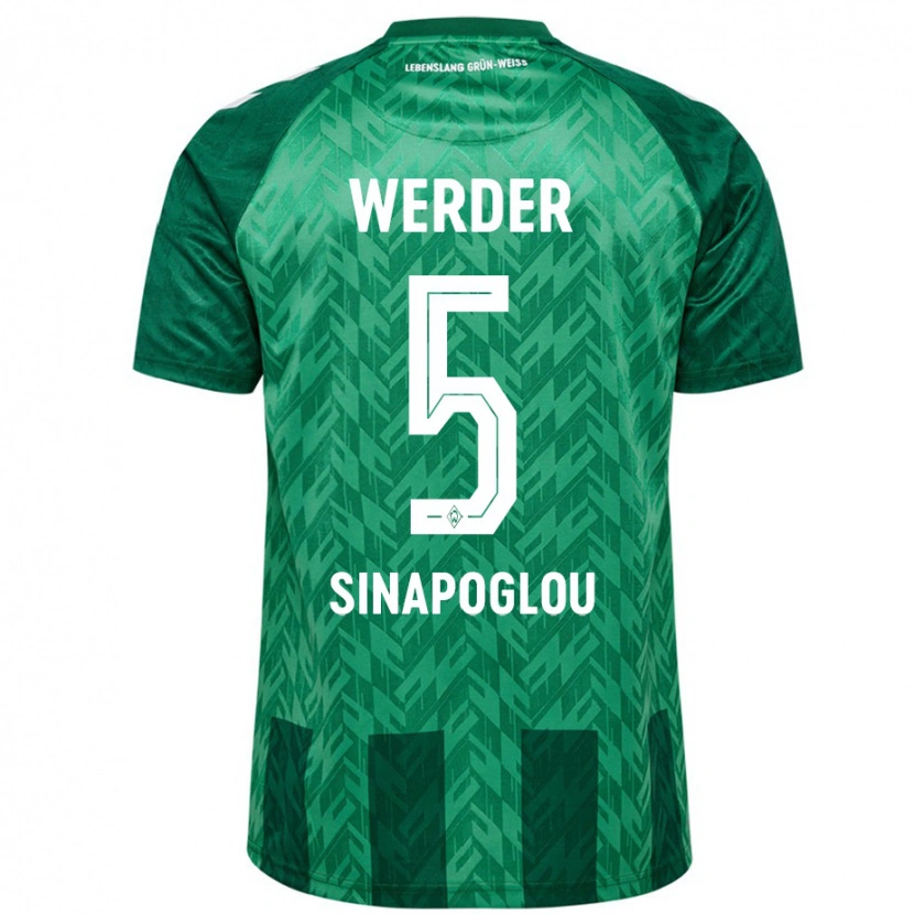 Danxen Men Oguzcan Sinapoglou #5 Green Home Jersey 2024/25 T-Shirt