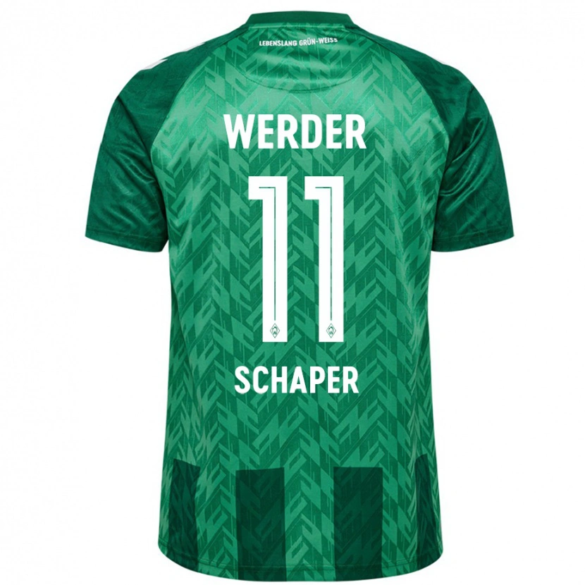 Danxen Men Wilken Schaper #11 Green Home Jersey 2024/25 T-Shirt