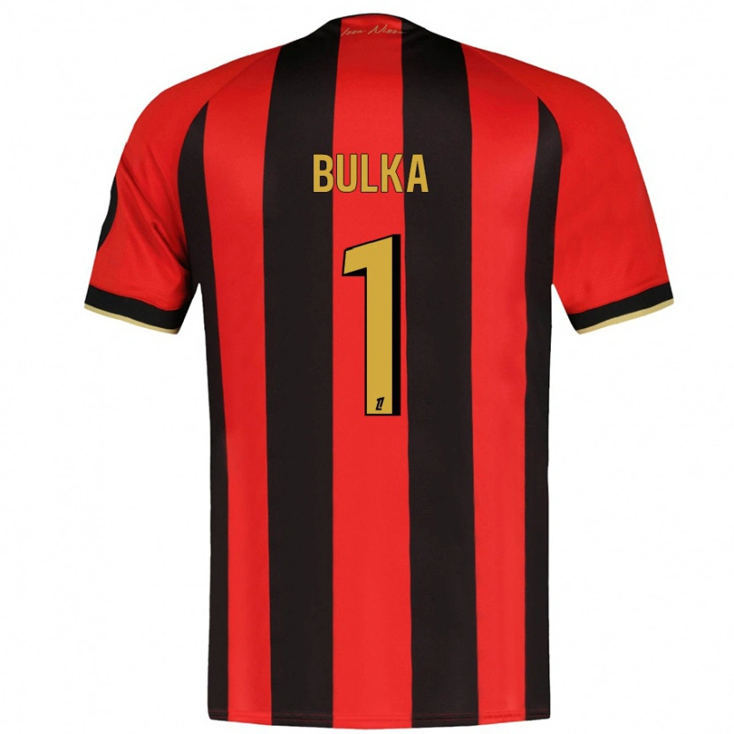 Danxen Men Marcin Bulka #1 Red Black Home Jersey 2024/25 T-Shirt