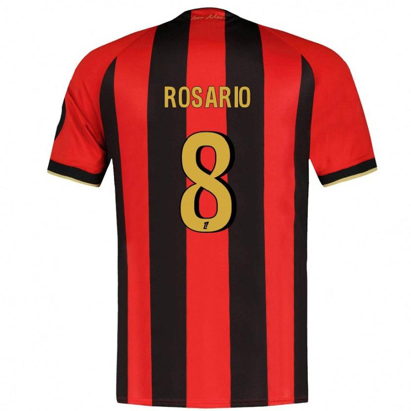 Danxen Men Pablo Rosario #8 Red Black Home Jersey 2024/25 T-Shirt