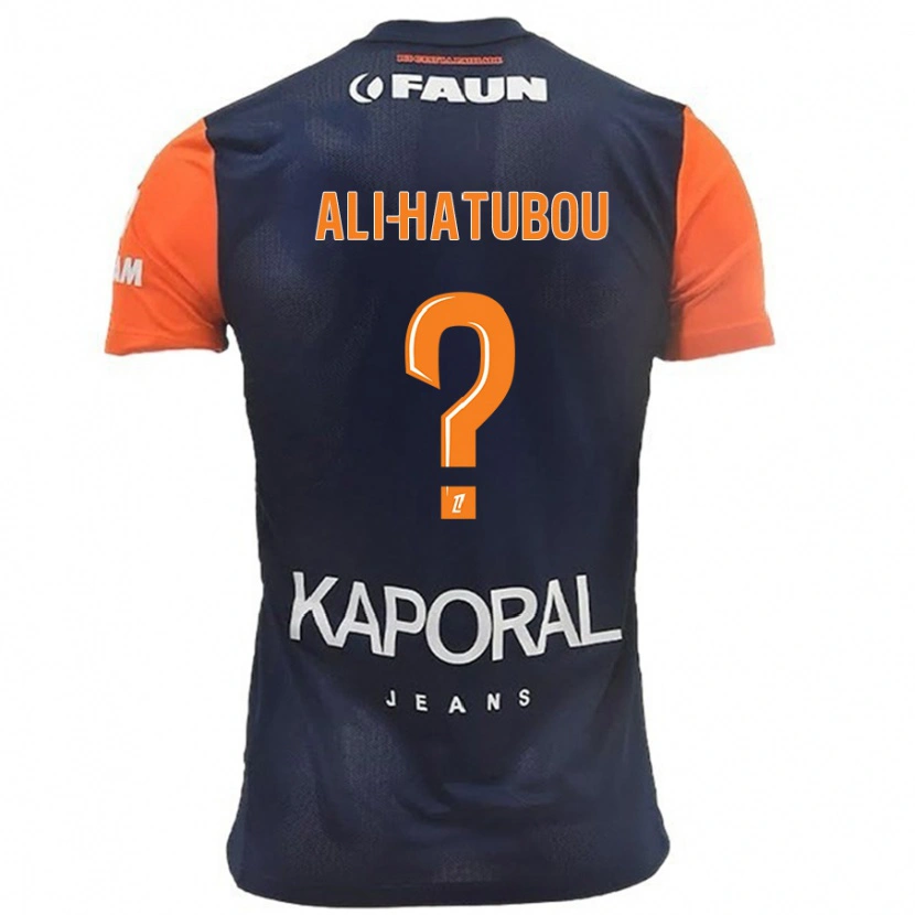 Danxen Men Fayad Ali-Hatubou #0 Navy Blue Orange Home Jersey 2024/25 T-Shirt