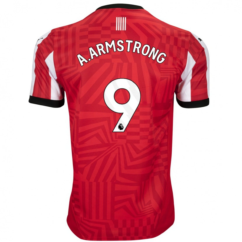 Danxen Men Adam Armstrong #9 Red White Home Jersey 2024/25 T-Shirt