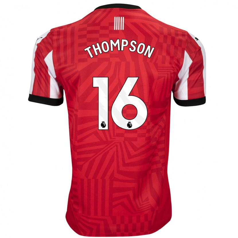 Danxen Men Emma Thompson #16 Red White Home Jersey 2024/25 T-Shirt