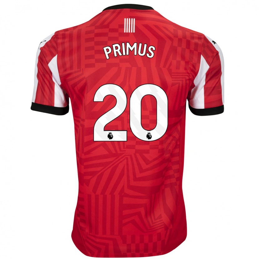 Danxen Men Atlanta Primus #20 Red White Home Jersey 2024/25 T-Shirt