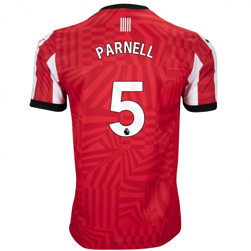Danxen Men Rosanna Parnell #5 Red White Home Jersey 2024/25 T-Shirt