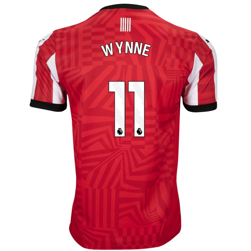 Danxen Men Megan Wynne #11 Red White Home Jersey 2024/25 T-Shirt