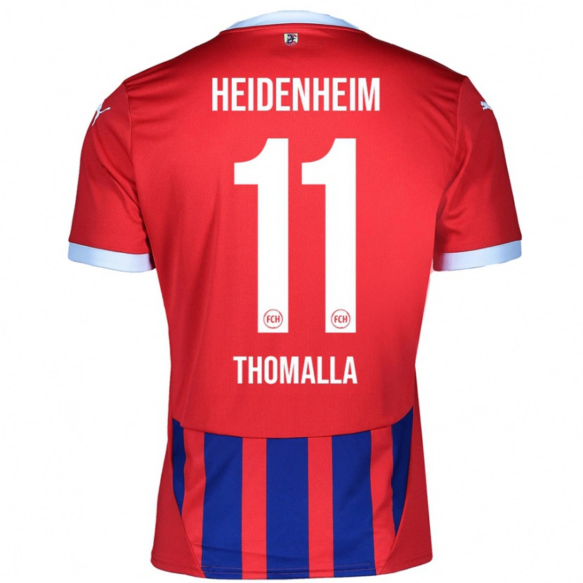 Danxen Men Denis Thomalla #11 Red Blue Home Jersey 2024/25 T-Shirt