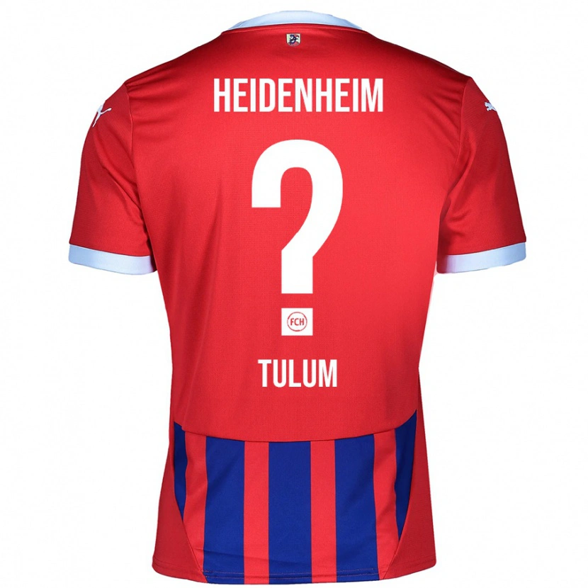 Danxen Men Melih Tulum #0 Red Blue Home Jersey 2024/25 T-Shirt