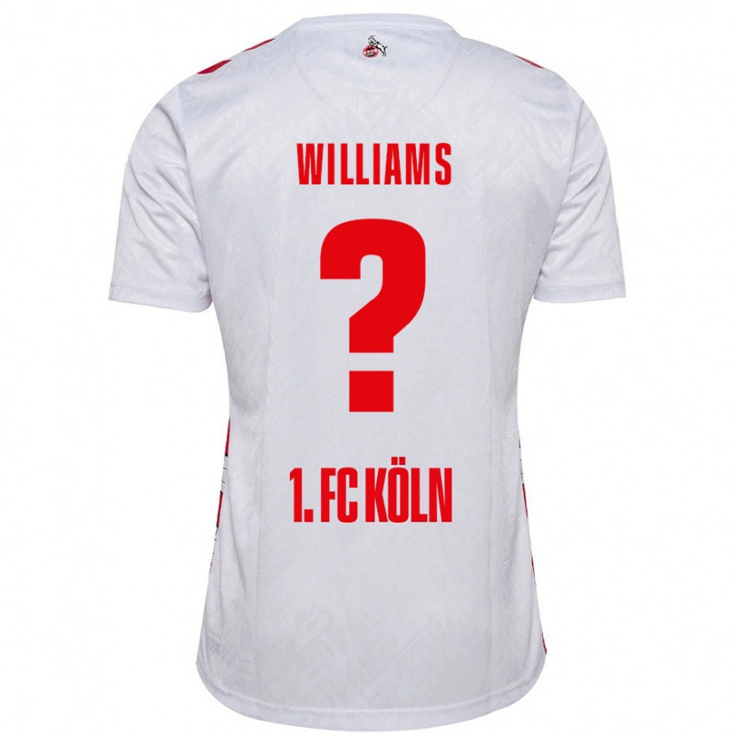 Danxen Men Daniel Williams #0 White Red Home Jersey 2024/25 T-Shirt
